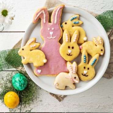 Zenker Osterhasen Knickohr Ausstecher Backrahmen Ostern FA-7740