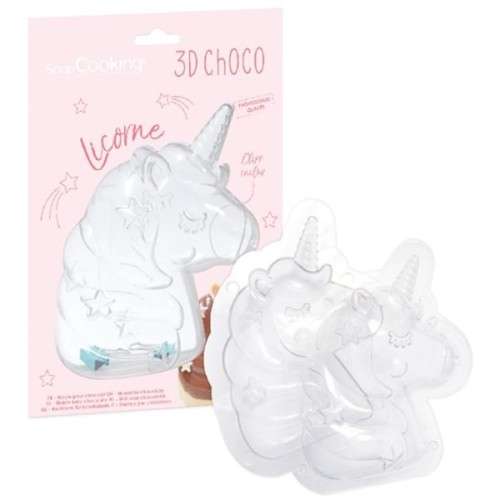 ScrapCooking 3D Chocolate Mould Unicorn