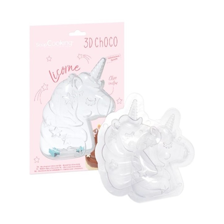 ScrapCooking 3D Chocolate Unicorn Mold 16.5cm VE-SC6755