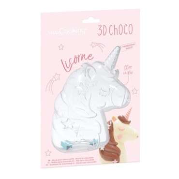 ScrapCooking 3D Schokoladengiessform Einhorn 16.5cm VE-SC6755