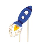 ScrapCooking Cake Topper LED Rocket, 1 piece