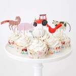 Meri Meri On the Farm Cupcake Deko Set 48-teilig