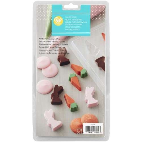 Wilton Mini Bunny & Carrot Candy Mould