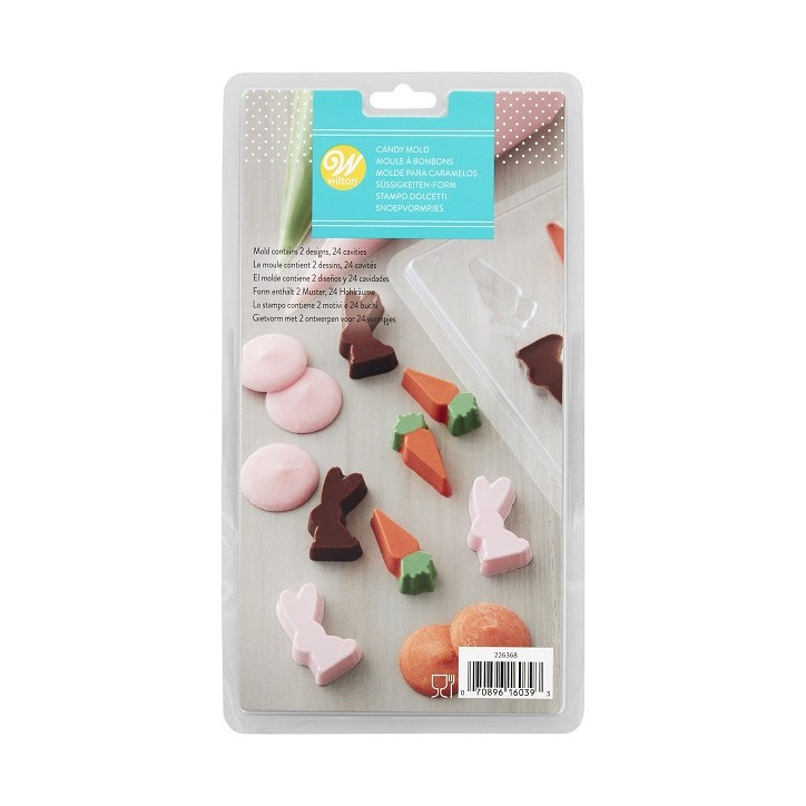 Mini Bunny & Carrot Candy Mold - Wilton Baking Supplies Switzerland