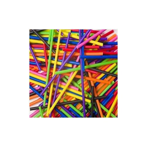 Bakeria 15cm Plastik Cake Pop Stiele Regenbogen für Cake Pops 25 Stück