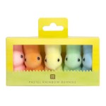 Talking Tables Pastel Rainbow Bunnies, 5 pcs