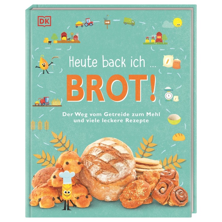 Heute back ich... BROT! Der Weg vom Getreide zum Mehl und viele leckere Rezepte - Ab 6 Jahren 9783831044214