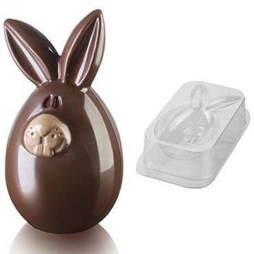 Silikomart Lucky Bunny Wiederverwendbare Thermo Schokoladegiessform SM-70.601.99.0065