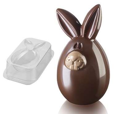 Silikomart Lucky Bunny Reusable Thermoformed Chocolate Mold SM-70.601.99.0065