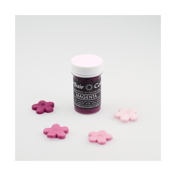 Kosher Food Colouring Magenta Pastel Concetrated Paste Colours by Sugarflair