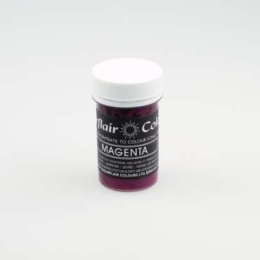 Kosher Food Colouring Magenta Pastel Concetrated Paste Colours by Sugarflair