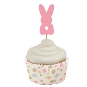 Anniversary House Osterhasen Cupcake Topper Pastell 12 Stück AH-J127