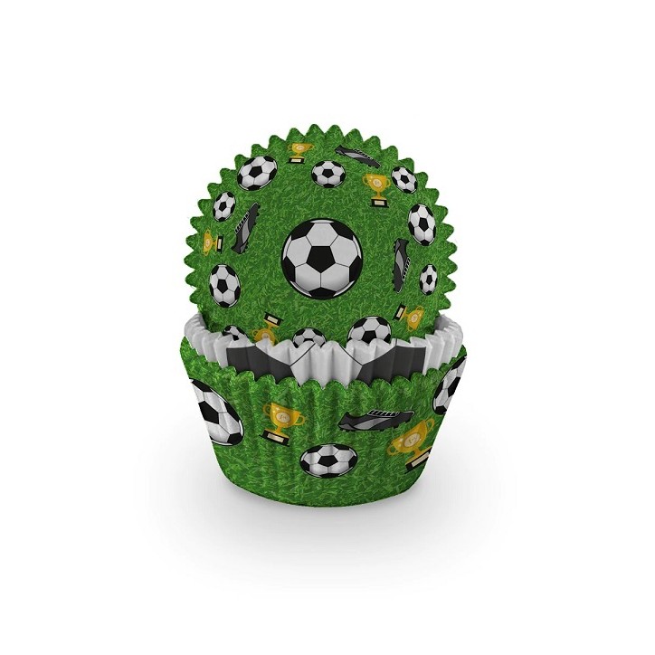 Anniversary House Cupcake Liners Soccer 75 Pieces AH-J143