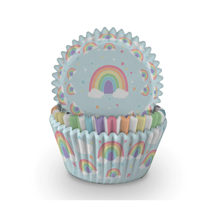 Anniversary House Cupcake Liners Pastel Rainbow 75 Pieces AH-J141