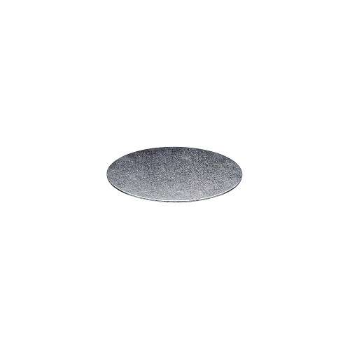 3mm Round Cake Board Silver, 12.5cm