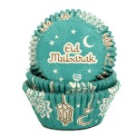 House of Marie Cupcake Förmchen Eid Mubarak, 50 Stück