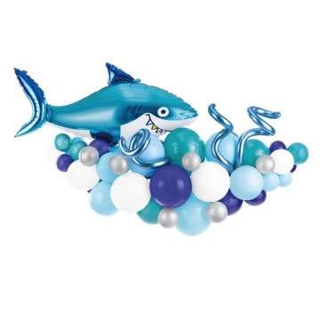 Partydeco Balloon Garland Shark Sea Life 150cm PD-GBN10