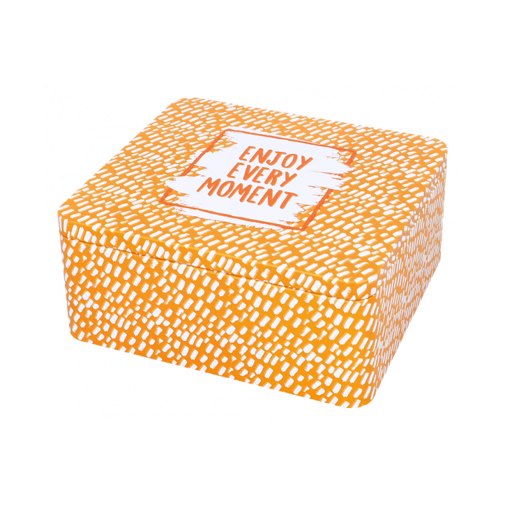 Birkmann Gebäckdose Enjoy Every Moment Orange 21x19x9cm EH-7590284