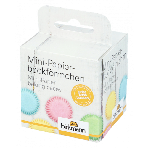 Birkmann Mini Cupcakes Baking Cups Pastel, 100pcs