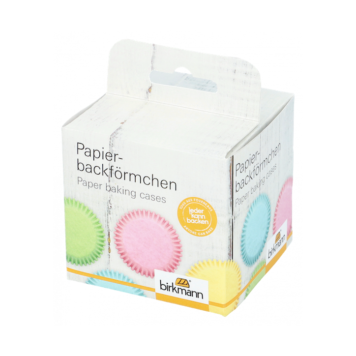 Birkmann Cupcake Papierförmchen Pastell 70mm 100 STK EH-7590599