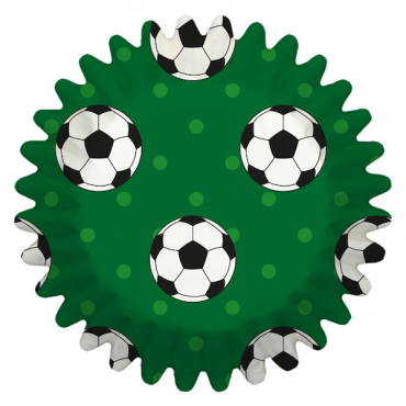 Birkmann Mini Cupcake Papierförmchen Fussball 45mm - RBV 444874