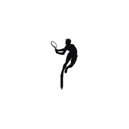 Modecor Cake Topper Tennis Player Metal 11.5cm WM-M25292