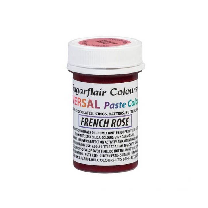 Sugarflair Universal Paste Color French Rose 22g CS-A6602