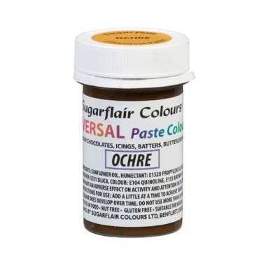 Sugarflair Universal Paste Color Ochre 22g CS-A6603