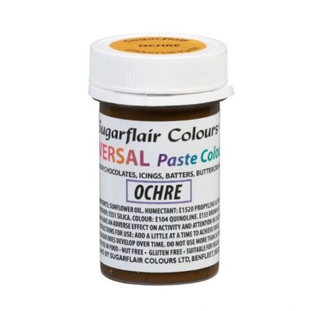 Sugarflair Universal Paste Color Ochre 22g CS-A6603