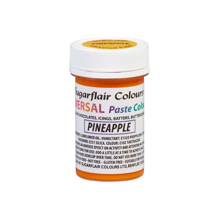 Sugarflair Universal Paste Color Pineapple 22g CS-A6604