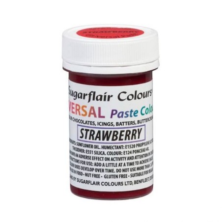 Sugarflair Universalpastenfarbe Erdbeer Rot 22g CS-A6606