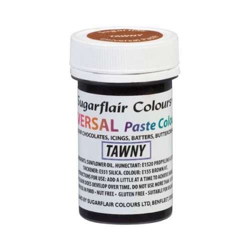 Sugarflair Universal Paste Colour Tawny, 22g