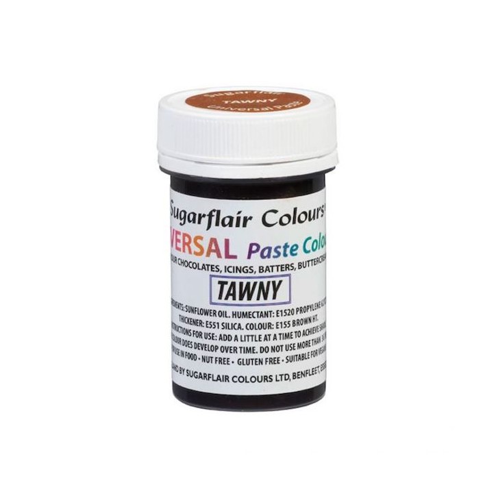 Sugarflair Universal Paste Color Tawny 22g CS-A6609