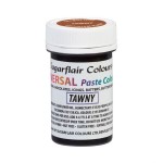 Sugarflair Universalpastenfarbe TAWNY - Gelbbraun, 22g