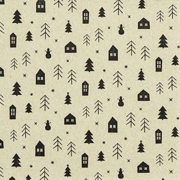 Home Fashion Paper Napkins Forest Cottage Brown Christmas 33cm FE-642104