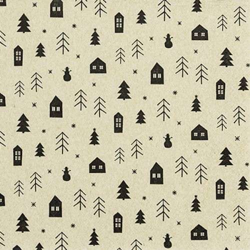 Home Fashion Paper Napkins Forest Cottage, 20 pcs