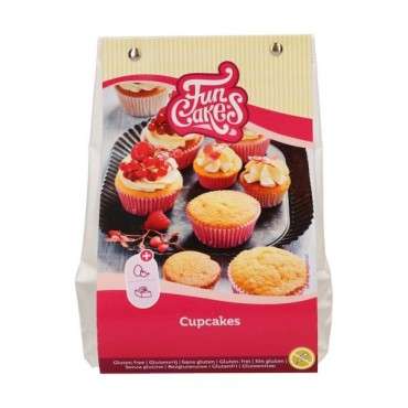 FunCakes Cupcakes Backmischung – Glutenfreie Cupcakes, 500g