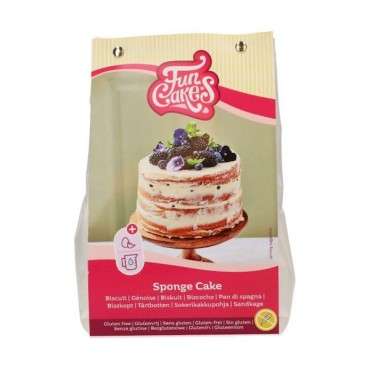 FunCakes Biskuit Fertigbackmischung Glutenfrei 500g