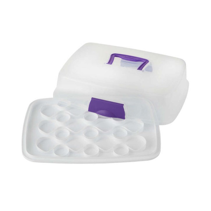 Wilton 3-in-1 Cake & Cupcake Carrier - Secure Cake and Cupcake Transport Solution