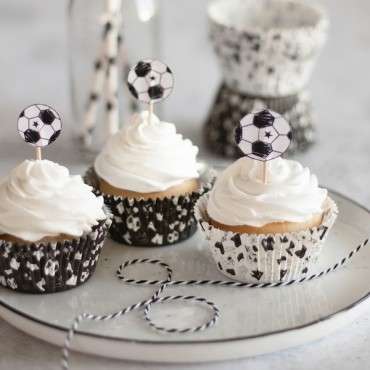 Städter Fussball Cupcake Papierförmchen 5cm 50Stk ST-337480