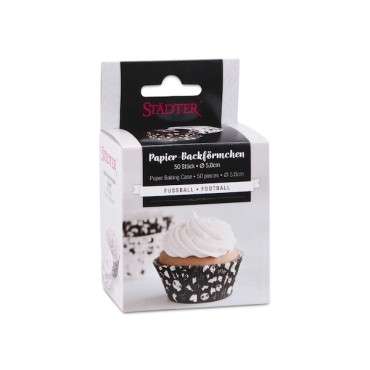 Städter Soccer Cupcake Paper Cases 5cm 50pcs ST-337480