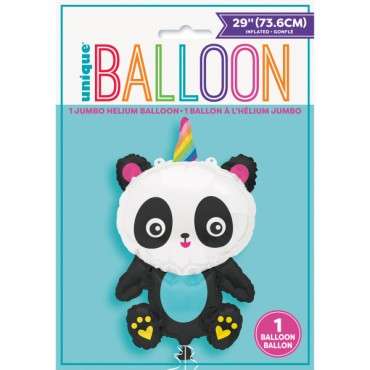 Foil Balloon Pandacorn Rainbow 71cmx45cm UP-54989