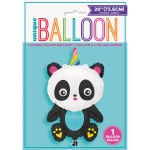 Foil Balloon Pandacorn Rainbow, 71cm x 45cm