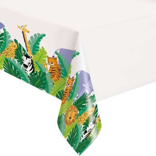 Unique Party Animal Safari Table Cover, 137x213cm