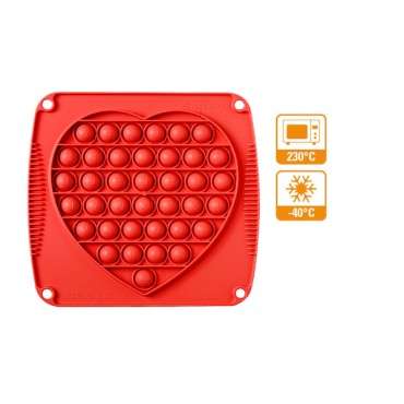 Decora DecorPop Silicone Mold Heart-Shaped 15cm DA-9260422