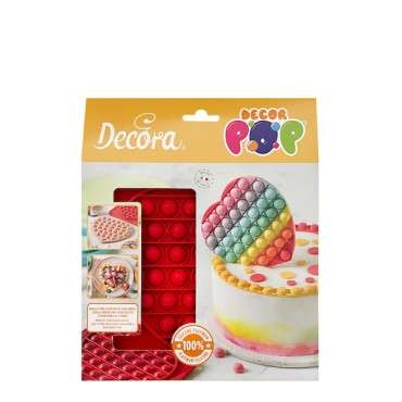 Decora DecorPop Silicone Mold Heart-Shaped 15cm DA-9260422