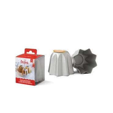 Decora Mini Pandoro Baking Pan Set 3 Pcs 70g 7.5x6.5cm DA-0062684