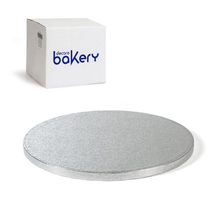 Decora Cake Board Round Silver 12mm 50cm DA-0931211