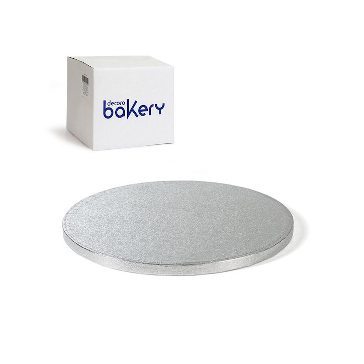 Decora Cake Board Round Silver 12mm 50cm DA-0931211