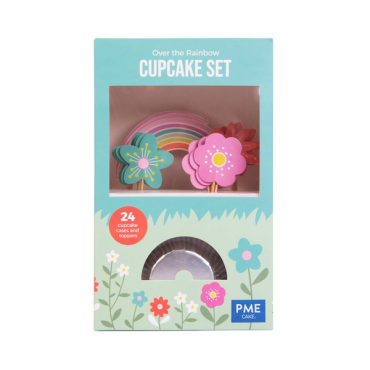 PME Cupcake Set Over The Rainbow 24 Stück PME-CUT25